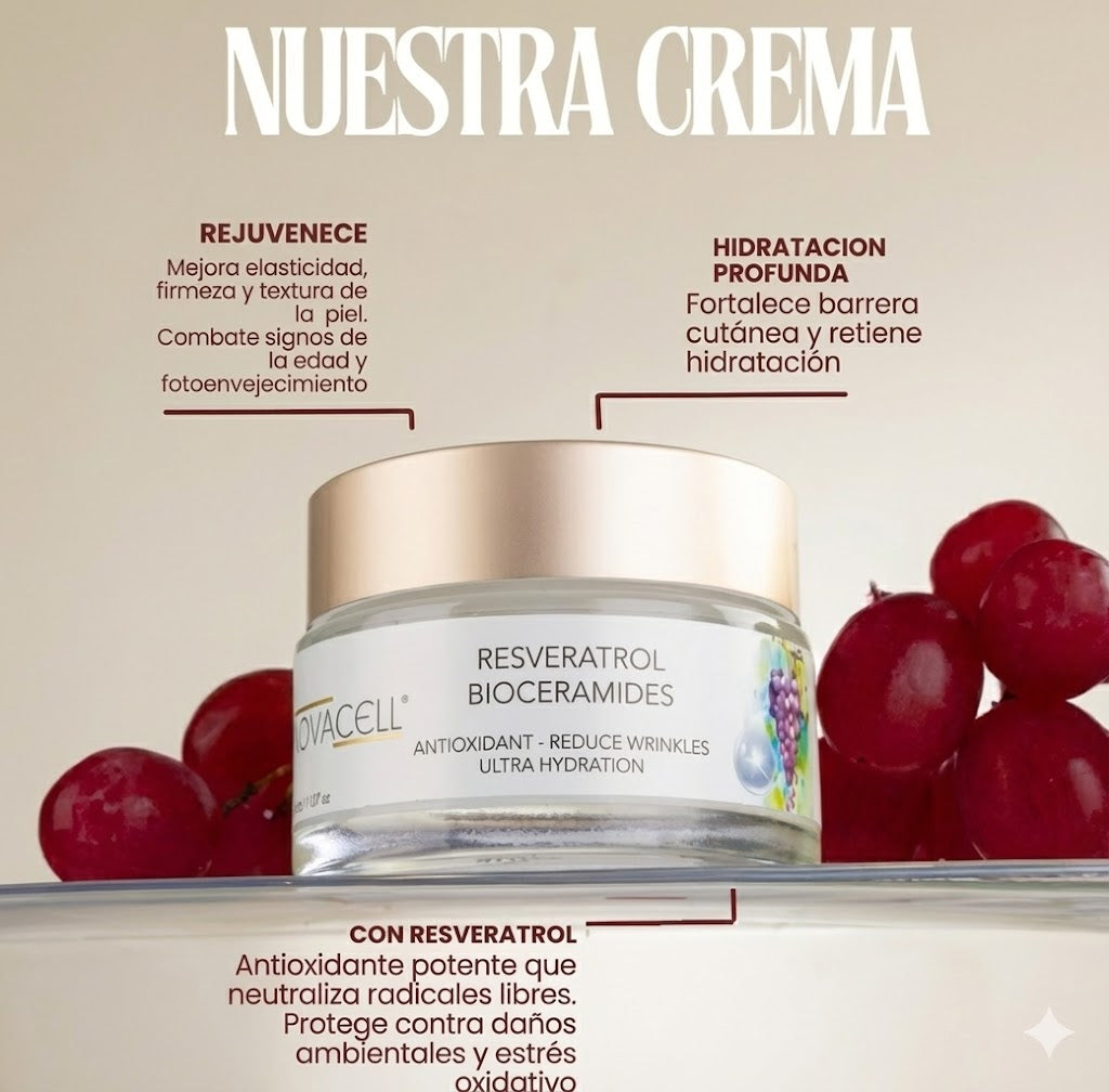 Crema Facial Cara Rostro Resveratrol