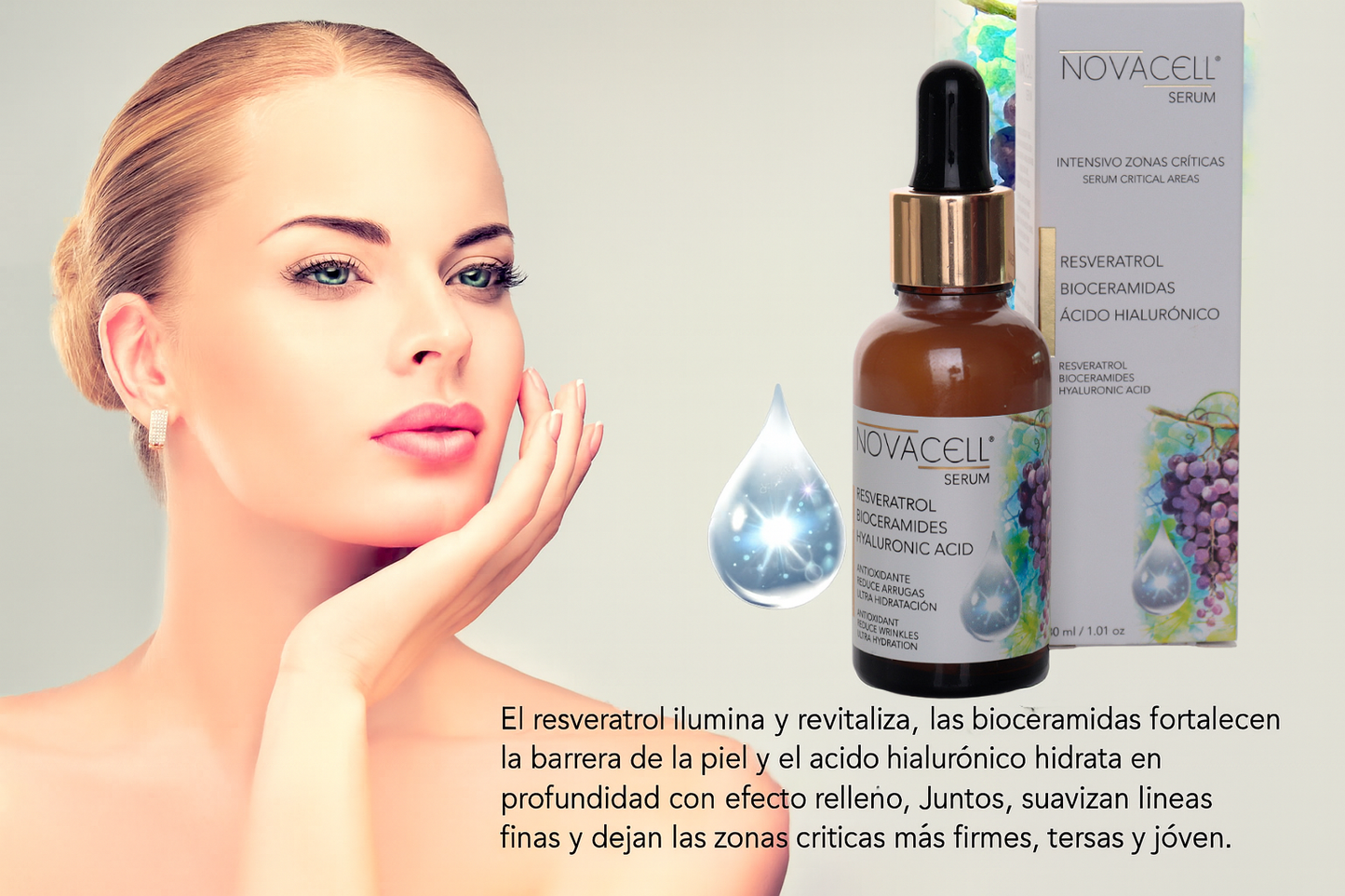 Serum Cara Resveratrol & Bioceramidas