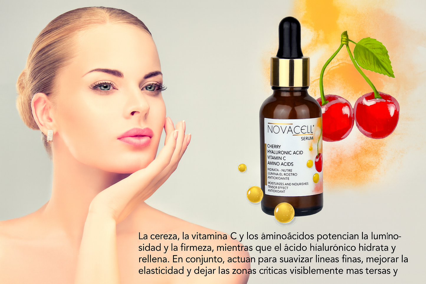 Serum Rostro Cereza Ilumina Antiarrugas