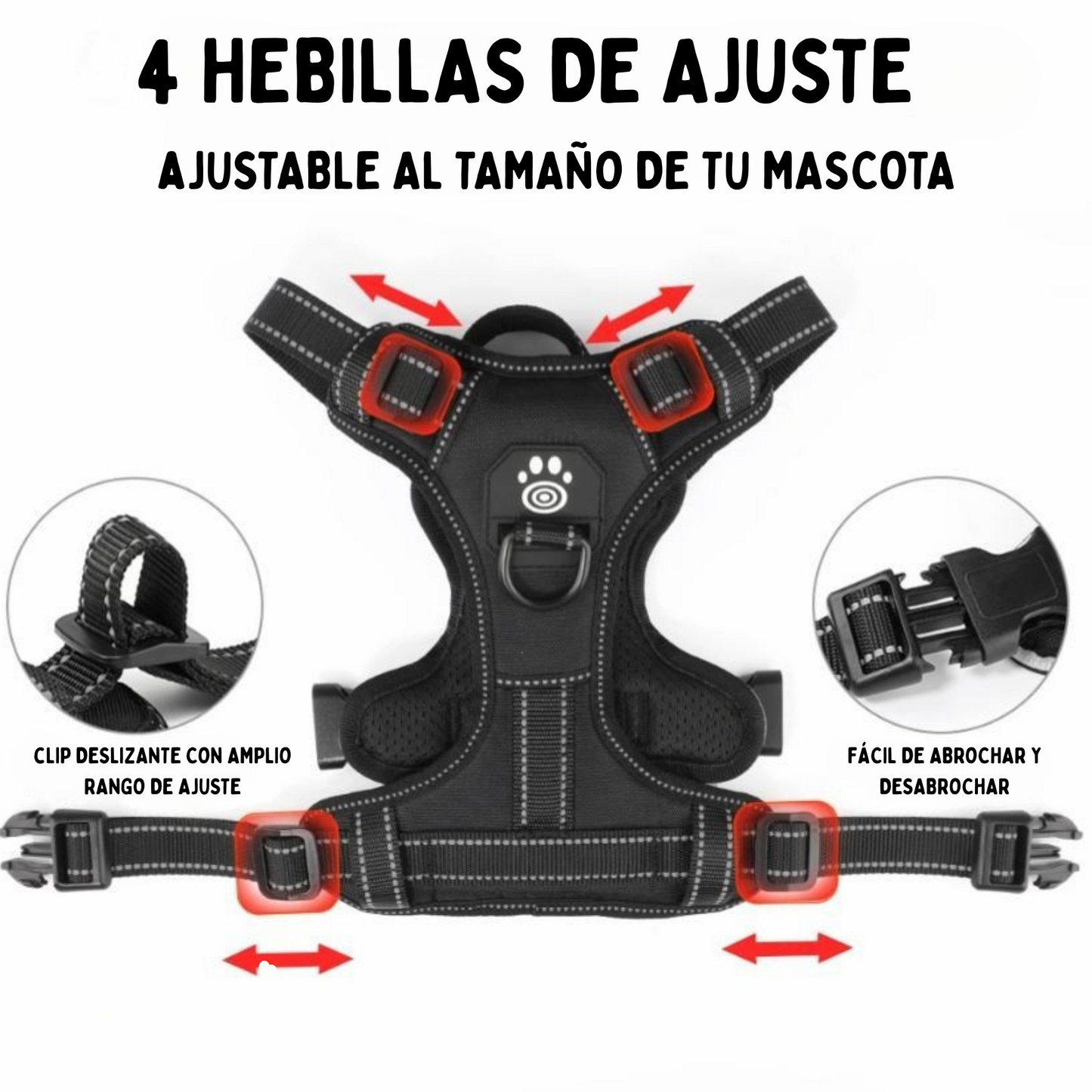 Arnés LED Ergonómico