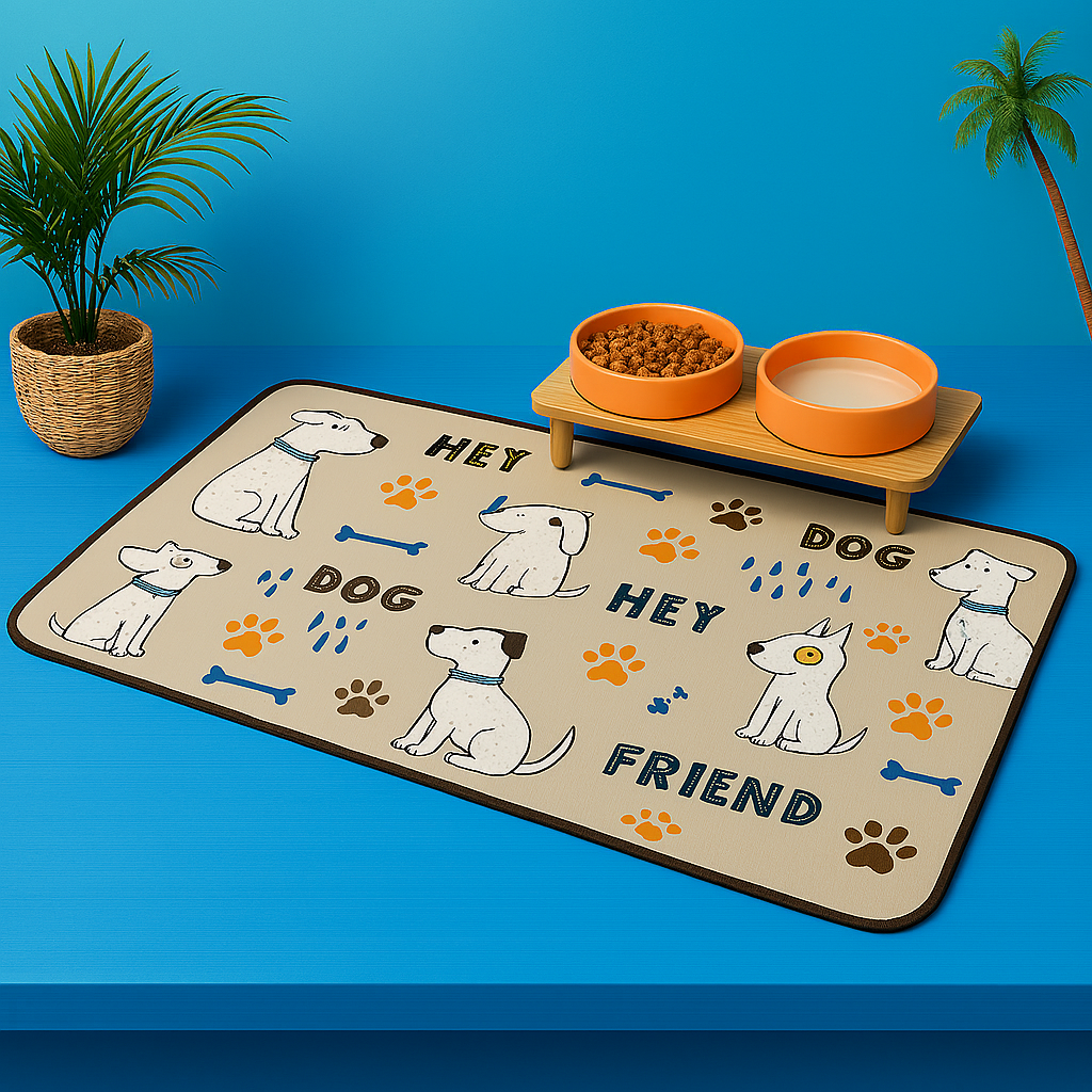 Bebedero Congelante y Mat de Alimentacin