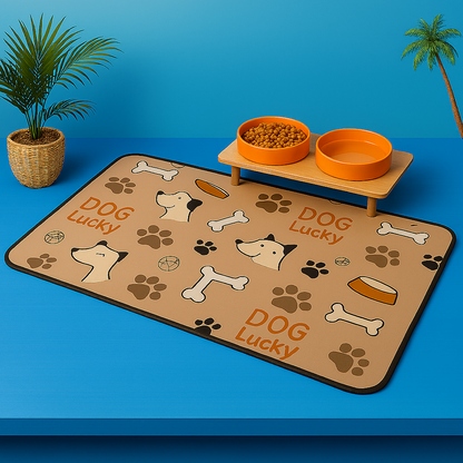 Bebedero Congelante y Mat de Alimentacin