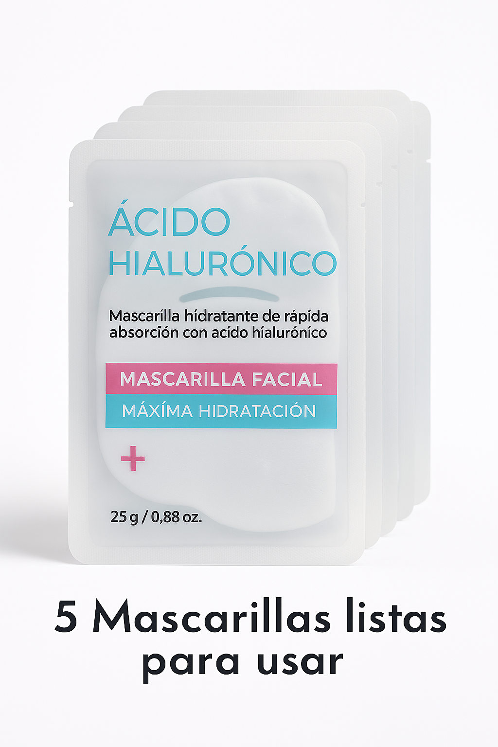 Mascarillas Ácido Hialurónico (15 Unidades)