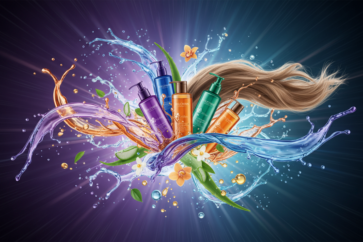 Banner dinámico de productos para el cabello